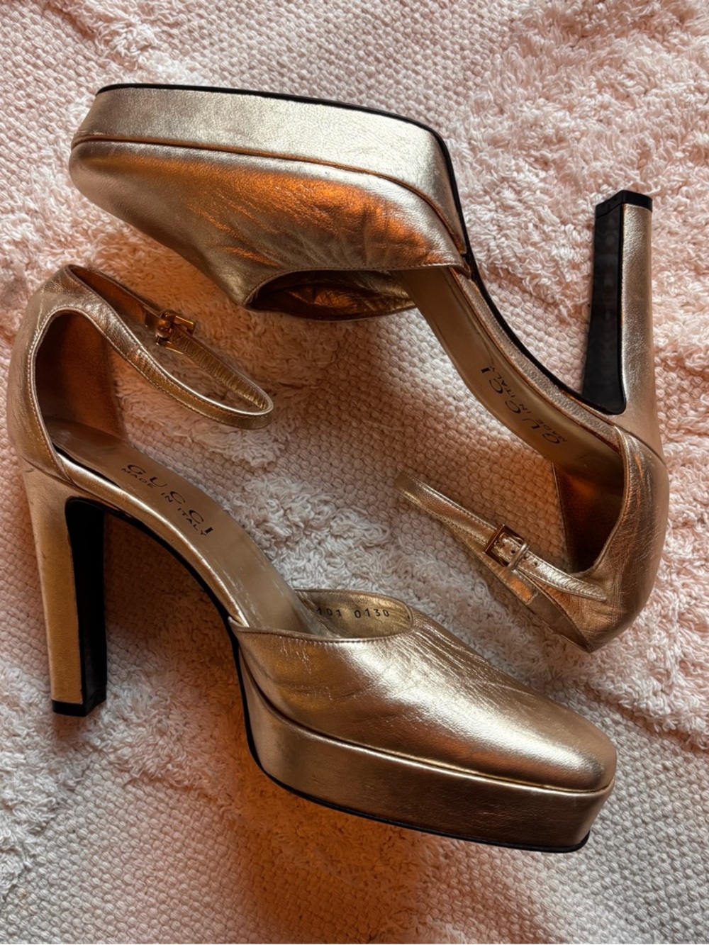 vintage gucci platform heels